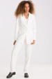 Blazer de Alfaiataria Feminina Lilla - Off White - Tlic Rio