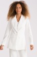 Blazer de Alfaiataria Feminina Lilla - Off White - Tlic Rio
