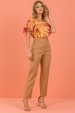 Blusa Talita - Pink com Amarelo - Tlic Rio