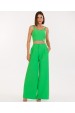 Blusa Cropped de Alfaiataria Feminina Noa - Verde Chroma - Tlic Rio