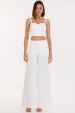 Blusa Cropped de Alfaiataria Feminina Noa - Off White - Tlic Rio