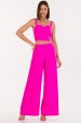 Blusa Cropped de Alfaiataria Feminina Noa - Pink Garavani - Tlic Rio