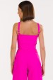 Blusa Cropped de Alfaiataria Feminina Noa - Pink Garavani - Tlic Rio