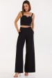 Blusa Cropped de Alfaiataria Feminina Noa - Preto - Tlic Rio
