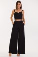Blusa Cropped de Alfaiataria Feminina Noa - Preto - Tlic Rio