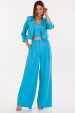 Calça Pantalona de Alfaiataria Feminina Celeste - Azul  - Tlic Rio