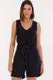 Blusa Regata de Alfaiataria Feminina Amora - Preto - Tlic Rio