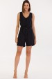 Blusa Regata de Alfaiataria Feminina Amora - Preto - Tlic Rio