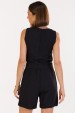 Blusa Regata de Alfaiataria Feminina Amora - Preto - Tlic Rio