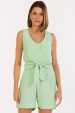 Blusa Regata de Alfaiataria Feminina Amora - Verde Claro - Tlic Rio