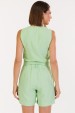 Blusa Regata de Alfaiataria Feminina Amora - Verde Claro - Tlic Rio