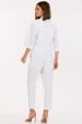 Camisa Cropped de Alfaiataria Feminina Samia - Off White - Tlic Rio