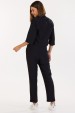 Camisa Cropped de Alfaiataria Feminina Samia - Preto - Tlic Rio