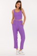 Blusa Cropped de Alfaiataria Feminina Amira - Roxo - Tlic Rio