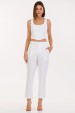 Calça Jogger de Alfaiataria Feminina Silvia - Off White - Tlic Rio