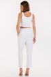 Calça Jogger de Alfaiataria Feminina Silvia - Off White - Tlic Rio