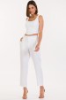 Calça Jogger de Alfaiataria Feminina Silvia - Off White - Tlic Rio