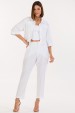 Calça Jogger de Alfaiataria Feminina Silvia - Off White - Tlic Rio