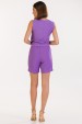 Bermuda Curta de Alfaiataria Feminina Simara - Roxo - Tlic Rio