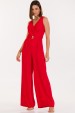 Macacão de Alfaiataria Feminina Dafne - Vermelho Sunset - Tlic Rio
