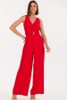 Macacão de Alfaiataria Feminina Dafne - Vermelho Sunset - Tlic Rio