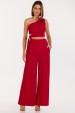 Blusa Cropped de Alfaiataria Feminina Ashley - Vermelho - Tlic Rio