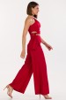 Blusa Cropped de Alfaiataria Feminina Ashley - Vermelho - Tlic Rio