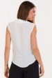 Blusa Regata de Alfaiataria Feminina Agda - Off White - Tlic Rio