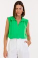 Blusa Regata de Alfaiataria Feminina Agda - Verde - Tlic Rio