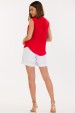 Blusa Regata de Alfaiataria Feminina Agda - Vermelho - Tlic Rio
