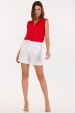 Blusa Regata de Alfaiataria Feminina Agda - Vermelho - Tlic Rio