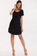 Vestido Curto de Alfaiataria Thaynara -Preto - Tlic Rio