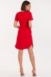 Vestido Curto de Alfaiataria Thaynara -Vermelho Sunset  - Tlic Rio
