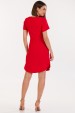 Vestido Curto de Alfaiataria Thaynara -Vermelho Sunset  - Tlic Rio