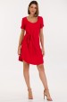 Vestido Curto de Alfaiataria Thaynara -Vermelho Sunset  - Tlic Rio