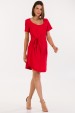 Vestido Curto de Alfaiataria Thaynara -Vermelho Sunset  - Tlic Rio