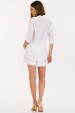 Blusa de Alfaiataria Feminina Amarílis - Off White - Tlic Rio
