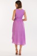 Vestido Midi de Alfaiataria Feminina Whitney - Lilás Verona - Tlic Rio