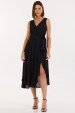 Vestido Midi de Alfaiataria Feminina Whitney - Preto - Tlic Rio