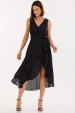 Vestido Midi de Alfaiataria Feminina Whitney - Preto - Tlic Rio