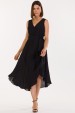 Vestido Midi de Alfaiataria Feminina Whitney - Preto - Tlic Rio
