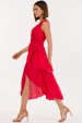 Vestido Midi de Alfaiataria Feminina Whitney - Vermelho - Tlic Rio