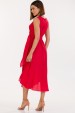 Vestido Midi de Alfaiataria Feminina Whitney - Vermelho - Tlic Rio