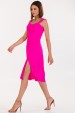 Vestido Midi de Alfaiataria Feminina Mariah - Pink Garavani - Tlic Rio