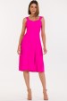 Vestido Midi de Alfaiataria Feminina Mariah - Pink Garavani - Tlic Rio