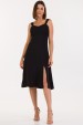 Vestido Midi de Alfaiataria Feminina Mariah - Preto - Tlic Rio