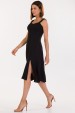 Vestido Midi de Alfaiataria Feminina Mariah - Preto - Tlic Rio