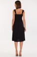 Vestido Midi de Alfaiataria Feminina Mariah - Preto - Tlic Rio