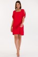 Vestido Curto de Alfaiataria Caitlyn - Vermelho Sunset - Tlic Rio