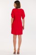Vestido Curto de Alfaiataria Caitlyn - Vermelho Sunset - Tlic Rio